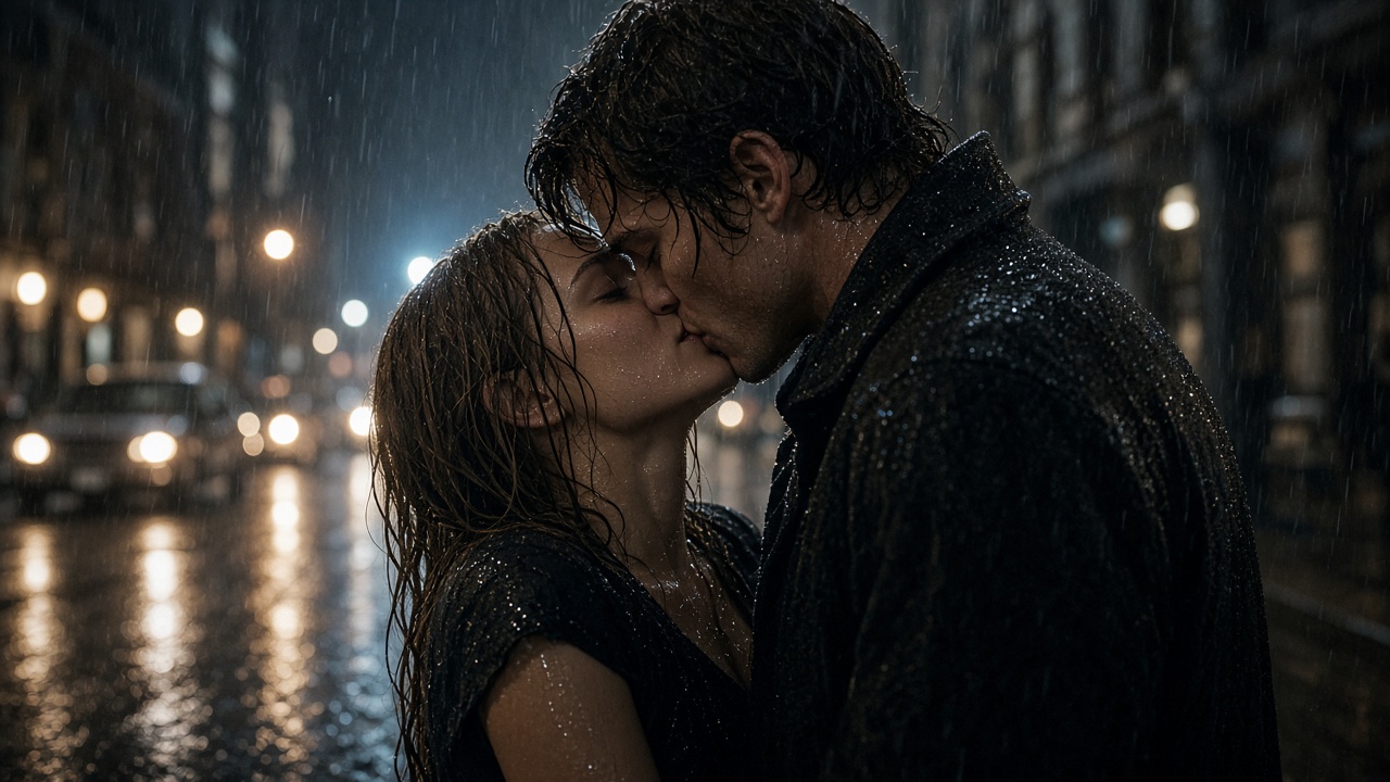 Rain Kiss AI Video: Notebook-Style Kiss in the Rain